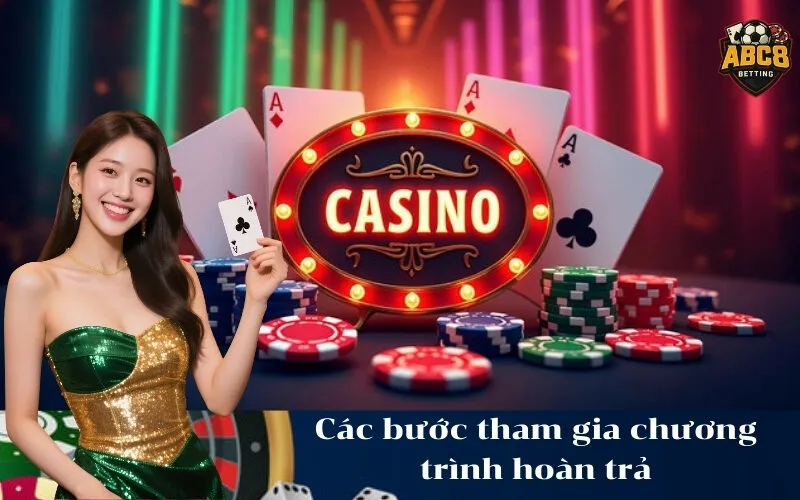 abc8 Các bước tham gia chương trình hoàn trả